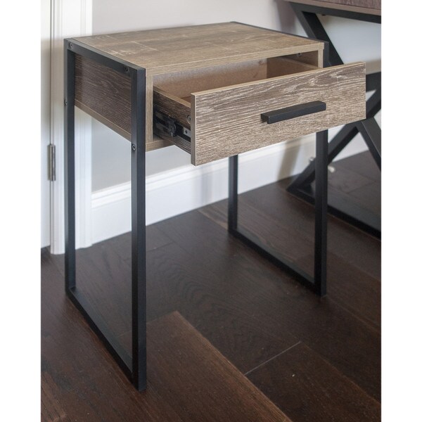 Industrial Look Side Table